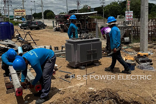 งานติดตั้งหม้อแปลงขนาด 315 kVA และระบบไฟฟ้าแรงต่ำ