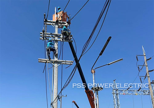 งานก่อสร้างไลน์สำรองสถานีไฟฟ้า