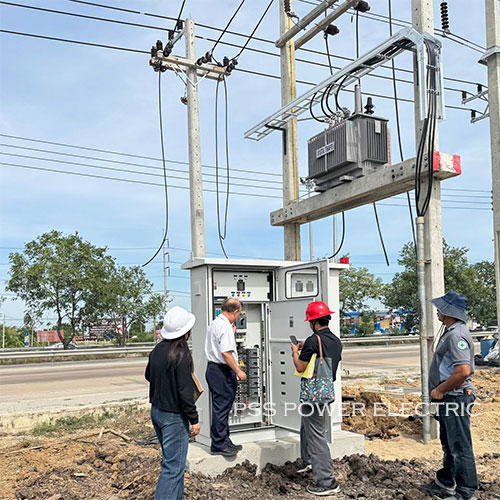 งานติดตั้งหม้อแปลงขนาด 315 kVA  และระบบไฟฟ้าแรงต่ำ