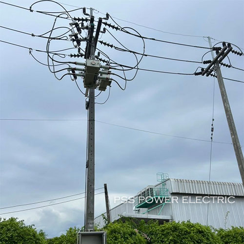 งานติดตั้ง Load Break Switch Sf6  อุปกรณ์ปลด-สับ ระบบไฟฟ้า 22 kV